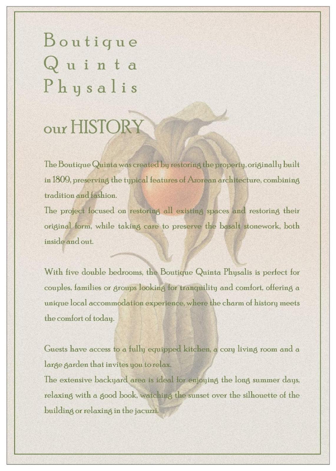 Fenais da LuzBoutique Quinta Physalis公寓 外观 照片